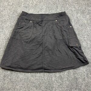 KUHL Women’s Charcoal Grey Athletic Skirt built- in Shorts size: Small